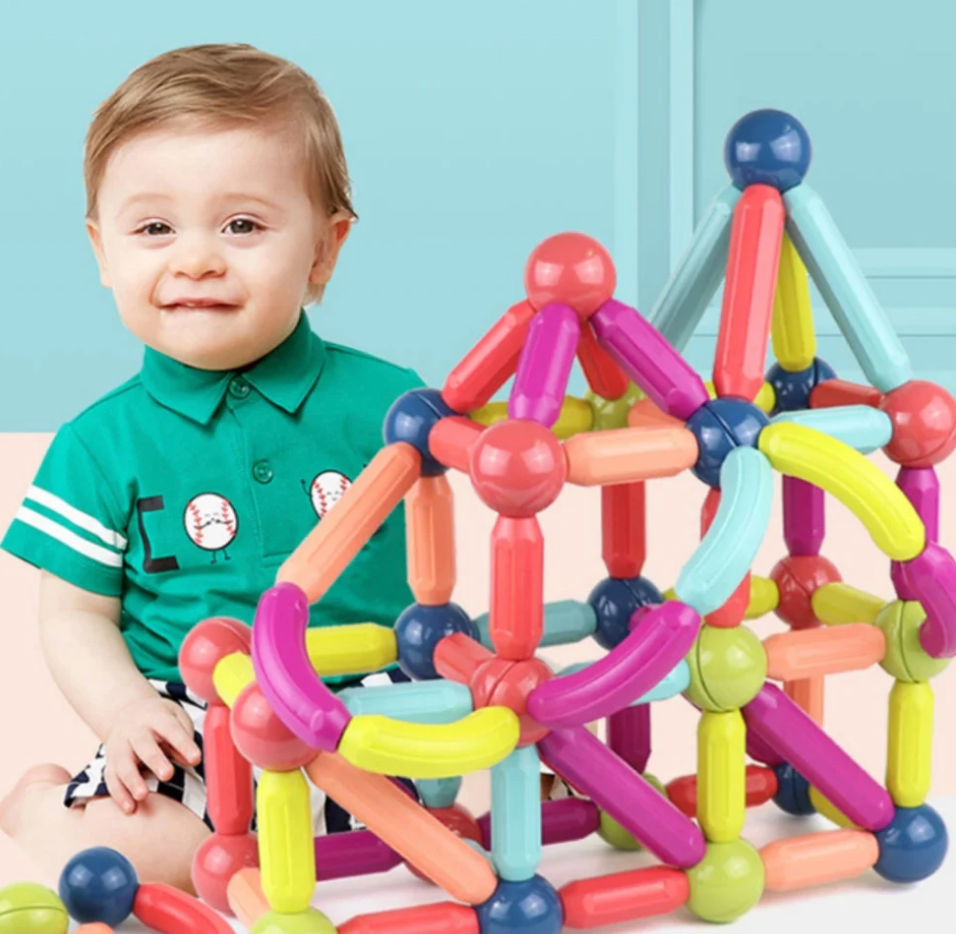 Clamese|Gioco educativo magnetico 64 pz