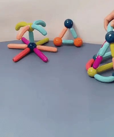 Clamese|Gioco educativo magnetico 64 pz